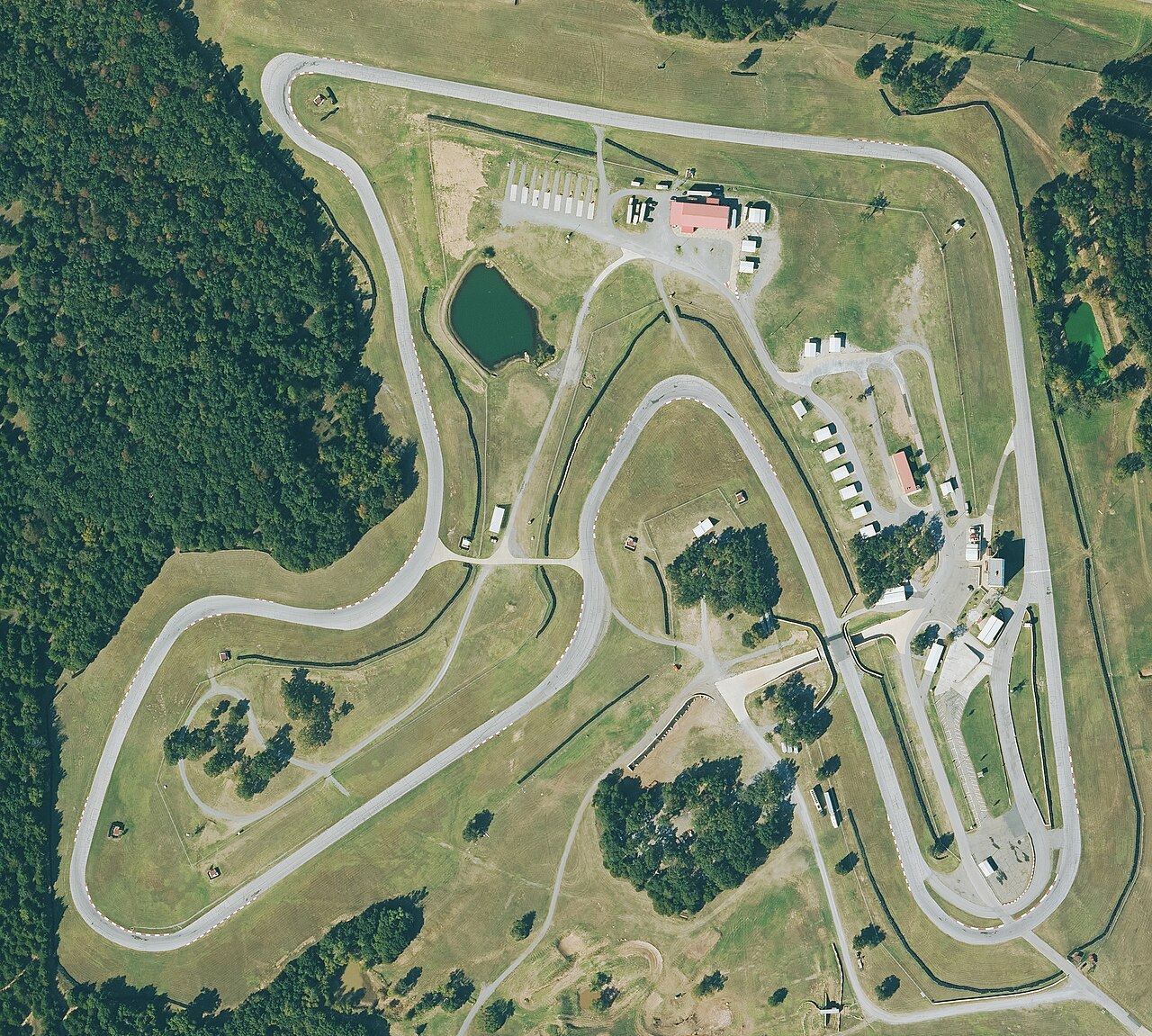 Hallett Motor Racing Circuit (Motorcycle) — 2023 aerial photo of Hallett Motor Racing Circuit