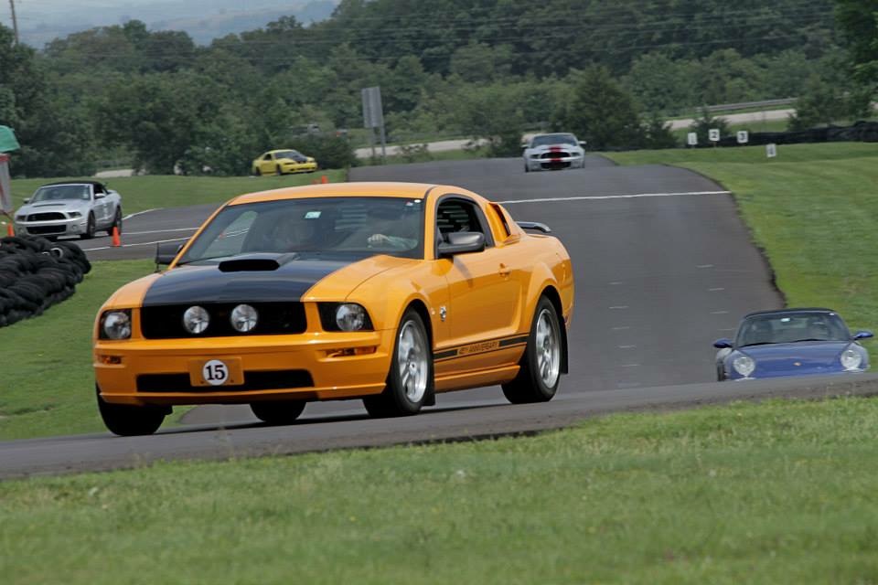 Hallett Motor Racing Circuit — 2009 Mustang at Hallett 2014 Shelby Meet