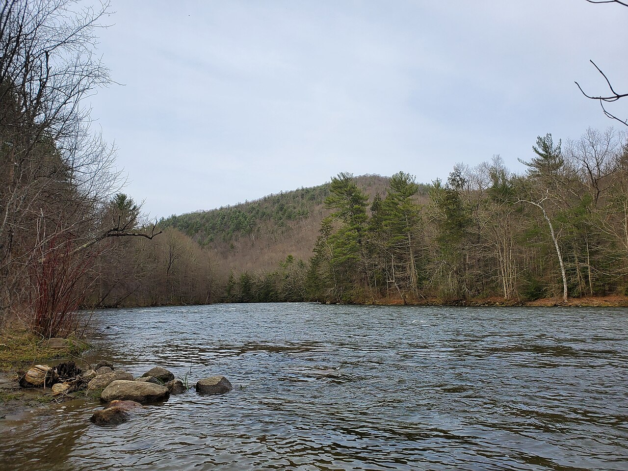 Housatonic River — The Housatonic River in Cornwall, Connecticut. Taken in April 2020.