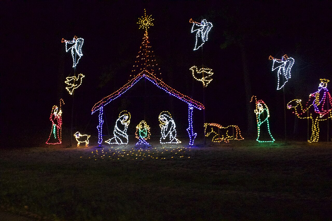 Lake Lanier — Led lights displayed at Lake Lanier in December.